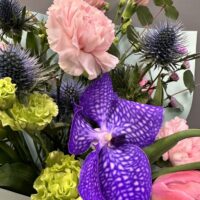Puokštė su orchidėja — nuotrauka 2