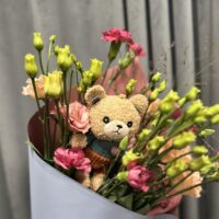 Maža puokštė su meškiuku — nuotrauka 2
